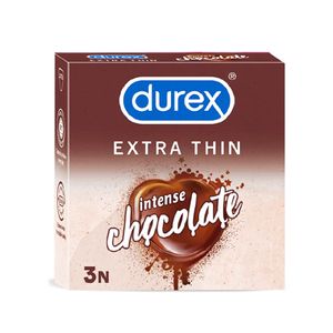 Durex Extra Thin Intense Chocolate Condom 3's Pack